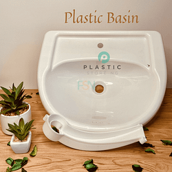 Plastic wash hand basin (per pc)