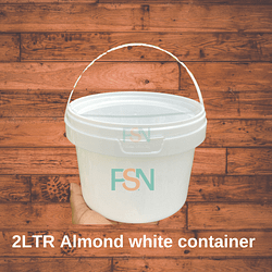 2L Almond White Container – Limited Stock