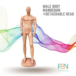 Male Full Body Mannequin + Detachable Robot head (per pc)
