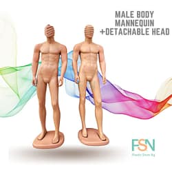 Male full body mannequin + Detachable Spider head (per pc)