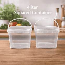 4LTR Squared Container(per bag-40pcs)
