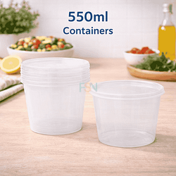 550ml Takeaway Container (per 100pcs)