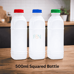 500ml Squared Bottle (per -100pcs)