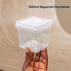 500ml Squared Container (per bag-100pcs)