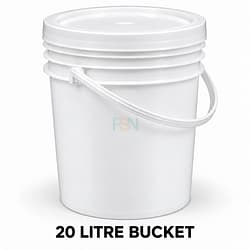 20 Litres White Bucket