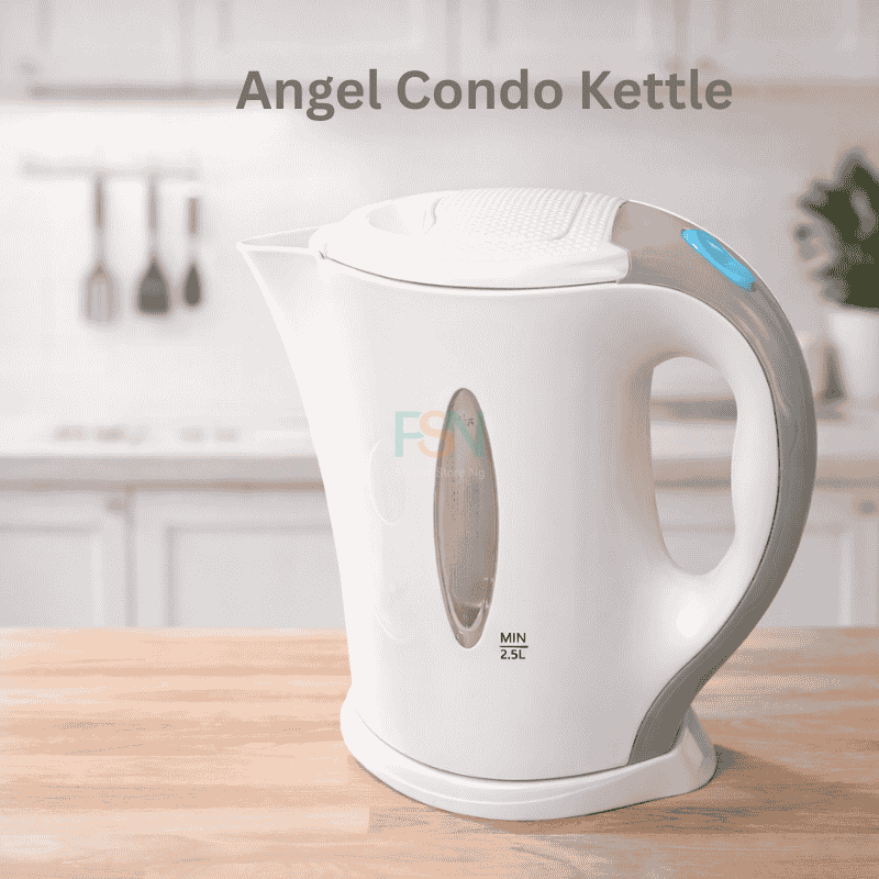 Angel 2.5 litre electric kettle for quick boil water โ safe and durable plastic kettle in Nigeria