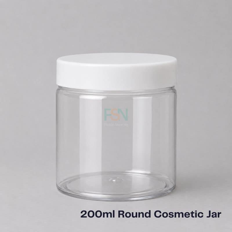 200ml Round Cosmetic Jar (per bag -250pcs)