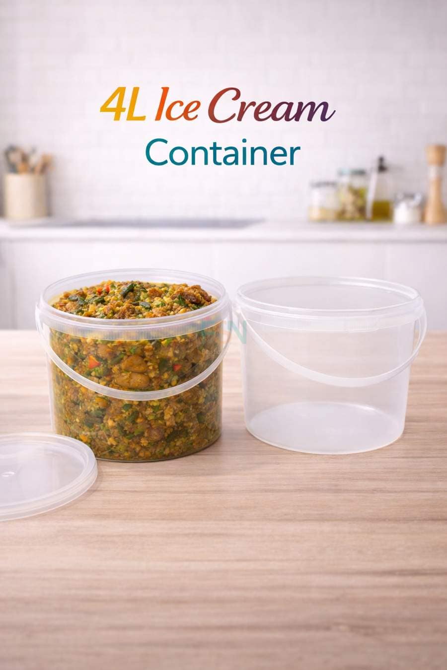 4L Food container for food storage and packging